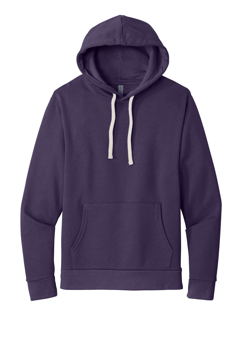 Next Level Mens Fleece Hooded Sweatshirt Hoodie Galaxy Purple Flat Front