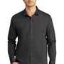 Ogio Mens Urban Moisture Wicking Long Sleeve Button Down Shirt w/ Pocket - Blacktop - Closeout