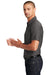 Ogio Mens Slate Short Sleeve Polo Shirt Blacktop Side