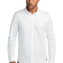 Ogio Mens Code Stretch Moisture Wicking Long Sleeve Button Down Shirt - Bright White