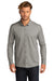 Ogio Mens Code Stretch Long Sleeve Button Down Shirt Heather Tarmac Grey Front
