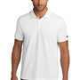 Ogio Mens Code Stretch Moisture Wicking Short Sleeve Polo Shirt - Bright White