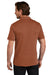 Ogio Mens Command Short Sleeve Polo Shirt Deep Rust Back