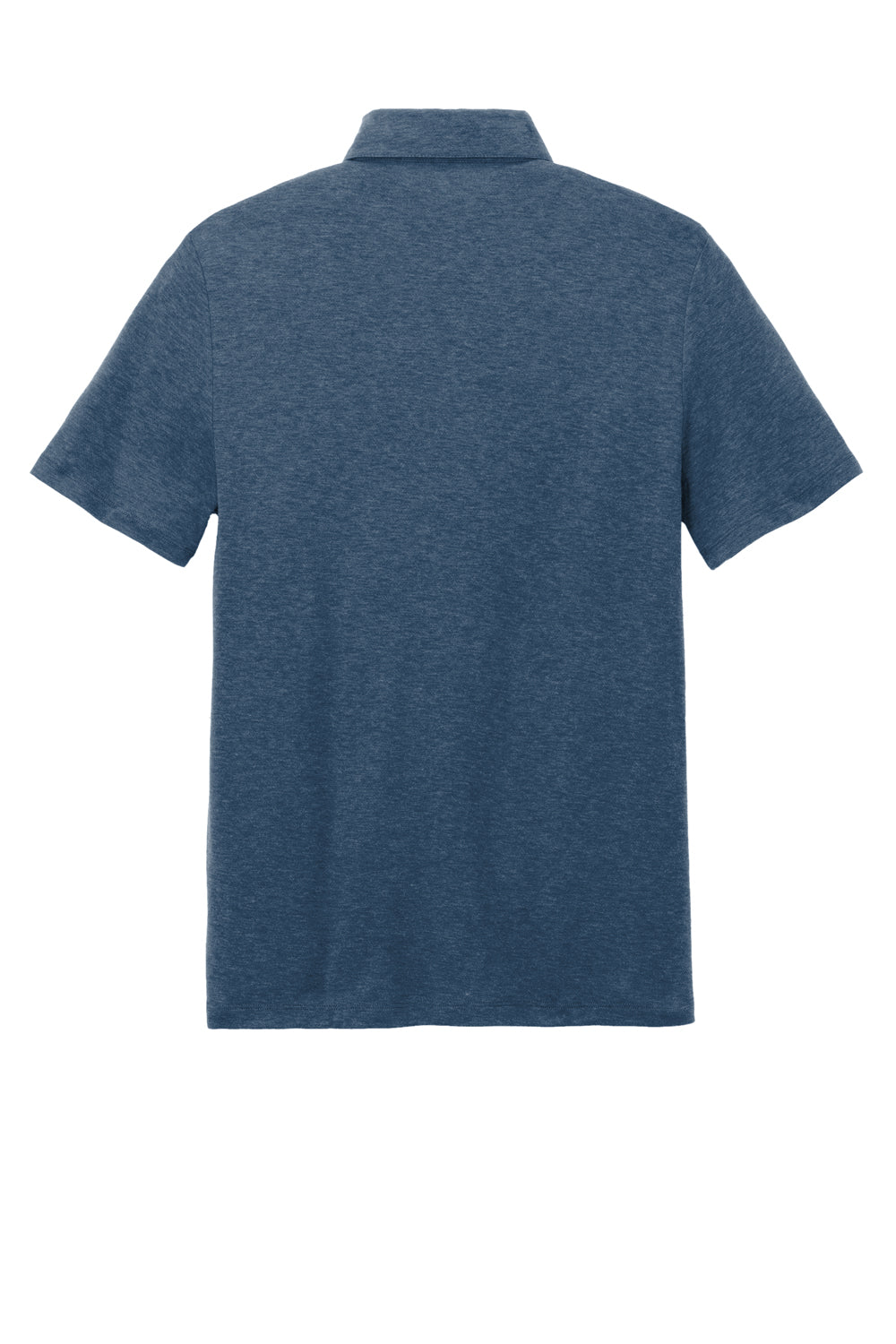 Ogio Mens Command Short Sleeve Polo Shirt Spar Blue Flat Back