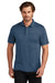 Ogio Mens Command Short Sleeve Polo Shirt Spar Blue Front