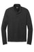 Ogio Mens Command 1/4 Snap Sweater Blacktop Flat Front