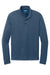 Ogio Mens Command 1/4 Snap Sweater Spar Blue Flat Front