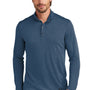 Ogio Mens Command 1/4 Snap Long Sleeve Sweater - Spar Blue