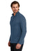 Ogio Mens Command 1/4 Snap Sweater Spar Blue Side