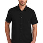 Ogio Mens Extend Short Sleeve Button Down Shirt w/ Pocket - Blacktop