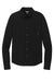 Ogio Mens Extend Long Sleeve Button Down Shirt Blacktop Flat Front