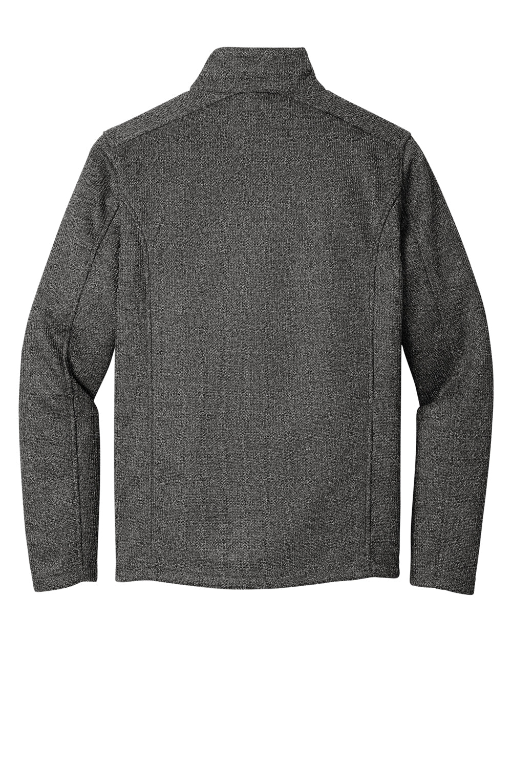 Ogio OG729 Mens Grit Fleece 1/4 Zip Sweatshirt Heather Diesel Grey Flat Back