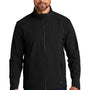 Ogio Mens Commuter Water Resistant Full Zip Soft Shell Jacket - Blacktop