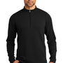 Ogio Mens Luuma Fleece 1/4 Zip Sweatshirt - Blacktop