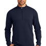 Ogio Mens Luuma Fleece 1/4 Zip Sweatshirt - River Navy Blue