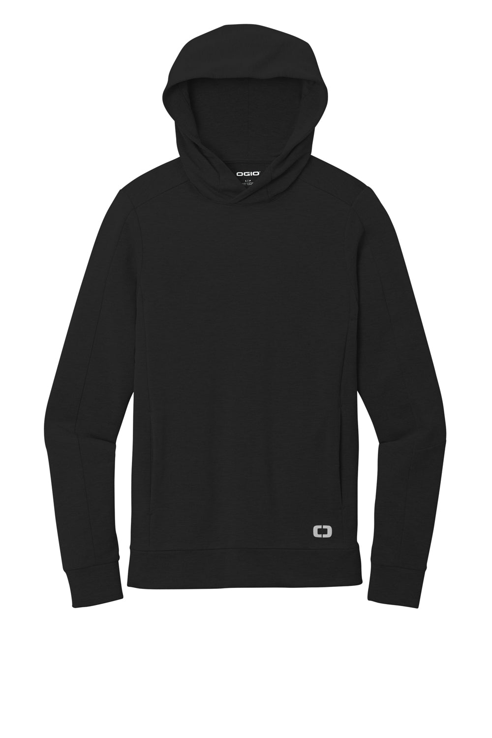 Ogio OG814 Luuma Hooded Sweatshirt Hoodie Blacktop Flat Front