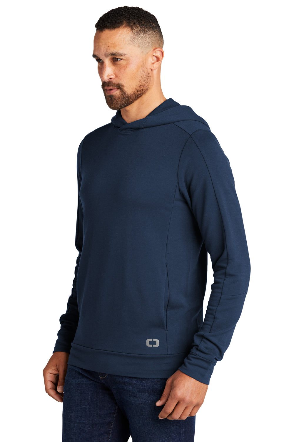 Ogio OG814 Luuma Hooded Sweatshirt Hoodie River Navy Blue 3Q