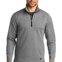 Ogio Mens Transition Fleece 1/4 Zip Sweatshirt - Heather Petrol Grey