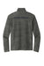 Ogio OG823 Flux 1/4 Zip Sweatshirt Heather Tarmac Grey Flat Back
