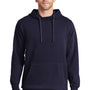 Port & Company Mens Beach Wash Fleece Hooded Sweatshirt Hoodie - True Navy Blue