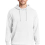 Port & Company Mens Beach Wash Fleece Hooded Sweatshirt Hoodie - White