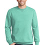 Port & Company Mens Beach Wash Fleece Crewneck Sweatshirt - Cool Mint Green