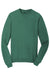 Port & Company Mens Beach Wash Fleece Crewneck Sweatshirt Nordic Green Flat Front