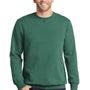 Port & Company Mens Beach Wash Fleece Crewneck Sweatshirt - Nordic Green