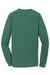 Port & Company Mens Beach Wash Long Sleeve Crewneck T-Shirt Nordic Green Flat Back