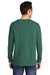 Port & Company Mens Beach Wash Long Sleeve Crewneck T-Shirt Nordic Green Back