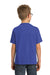 Port & Company Youth Beach Wash Short Sleeve Crewneck T-Shirt Iris Blue Back