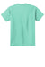 Port & Company Youth Beach Wash Short Sleeve Crewneck T-Shirt Cool Mint Green Flat Back