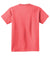 Port & Company Youth Beach Wash Short Sleeve Crewneck T-Shirt Fruit Punch Pink Flat Back