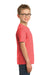 Port & Company Youth Beach Wash Short Sleeve Crewneck T-Shirt Fruit Punch Pink Side