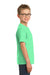 Port & Company Youth Beach Wash Short Sleeve Crewneck T-Shirt Jadeite Green Side
