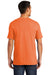 Port & Company Mens Beach Wash Short Sleeve Crewneck T-Shirt Cantaloupe Orange Back