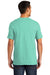 Port & Company Mens Beach Wash Short Sleeve Crewneck T-Shirt Cool Mint Green Back