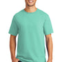 Port & Company Mens Beach Wash Short Sleeve Crewneck T-Shirt - Cool Mint Green