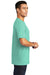 Port & Company Mens Beach Wash Short Sleeve Crewneck T-Shirt Cool Mint Green Side