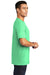 Port & Company PC099 Mens Beach Wash Short Sleeve Crewneck T-Shirt Jadeite Green Side