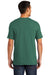 Port & Company Mens Beach Wash Short Sleeve Crewneck T-Shirt Nordic Green Back