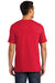 Port & Company PC099 Mens Beach Wash Short Sleeve Crewneck T-Shirt Red Back