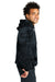 Port & Company PC144 Crystal Tie-Dye Hooded Sweatshirt Hoodie Black Side