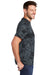 Port & Company Mens Crystal Tie-Dye Short Sleeve Crewneck T-Shirt Black Side