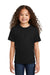 Port & Company PC330Y Youth Short Sleeve Crewneck T-Shirt Black Front