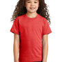 Port & Company Youth Short Sleeve Crewneck T-Shirt - Heather Bright Red - NEW