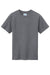 Port & Company PC330Y Youth Short Sleeve Crewneck T-Shirt Heather Graphite Grey Flat Front