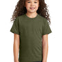 Port & Company Youth Short Sleeve Crewneck T-Shirt - Heather Military Green
