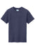 Port & Company PC330Y Youth Short Sleeve Crewneck T-Shirt Heather Team Navy Blue Flat Front