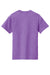 Port & Company PC330Y Youth Short Sleeve Crewneck T-Shirt Heather Team Purple Flat Back